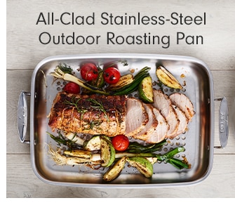 All-Clad Stainless-Steel Outdoor Roasting Pan