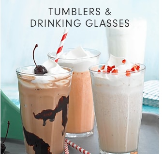 TUMBLERS & DRINKING GLASSES