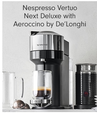 Nespresso Vertuo Next Deluxe with Aeroccino by De’Longhi