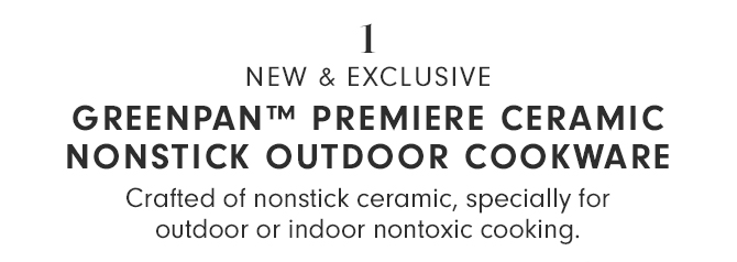 GREENPAN™ PREMIERE CERAMIC NONSTICK OUTDOOR COOKWARE