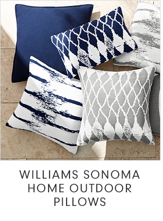 WILLIAMS SONOMA HOME OUTDOOR PILLOWS