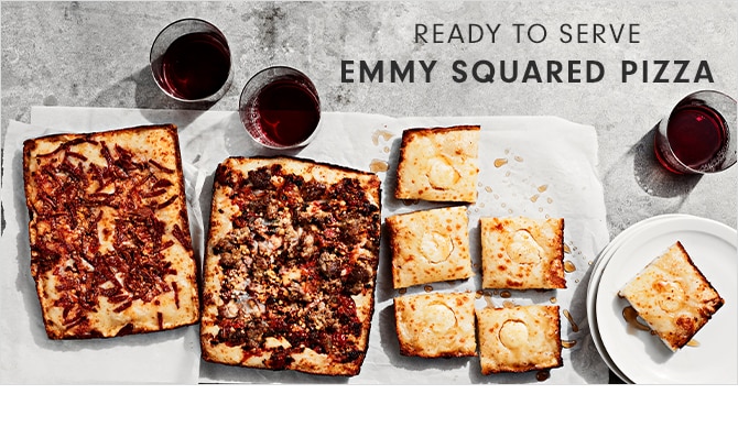 READY TO SERVE - EMMY SQUARED PIZZA