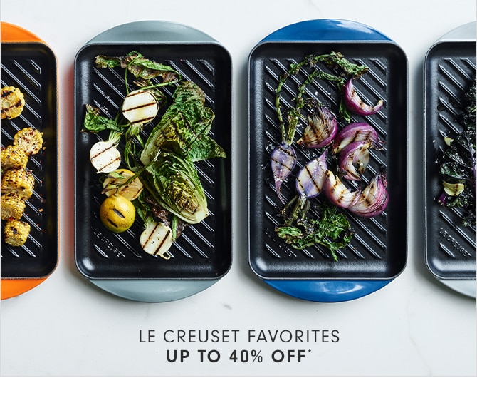 LE CREUSET FAVORITES - UP TO 40% OFF*
