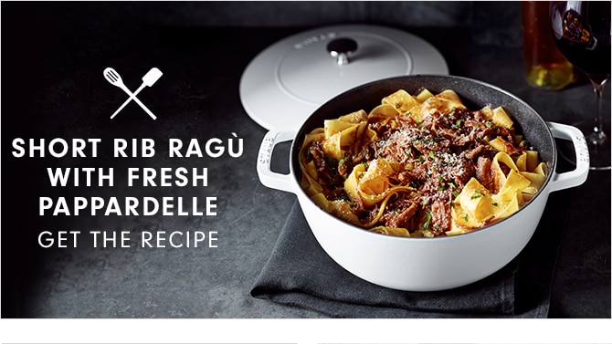 SHORT RIB RAGÙ WITH FRESH PAPPRDELLE - GET THE RECIPE