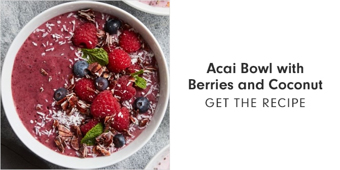 Acai Bowl with Berries and Coconut - GET THE RECIPE