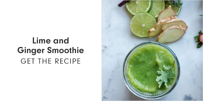 Lime and Ginger Smoothie - GET THE RECIPE