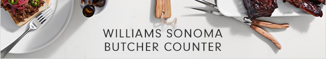 WILLIAMS SONOMA BUTCHER COUNTER