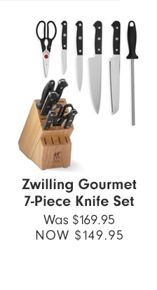 Zwilling Gourmet 7-Piece Knife Set - Now $149.95