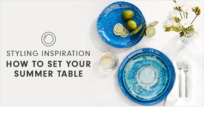 STYLING INSPIRATION - HOW TO SET YOUR SUMMER TABLE