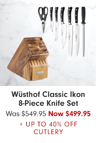 Wüsthof Classic Ikon 8-Piece Knife Set - Now $499.95 + UP TO 40% OFF CUTLERY