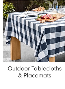 Outdoor Tablecloths & Placemats