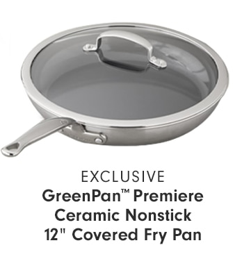 GreenPan™ Premiere Ceramic Nonstick 12” Covered Fry Pan