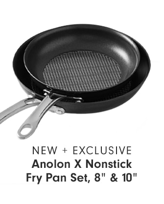 Anolon X Nonstick Fry Pan Set, 8” & 10”