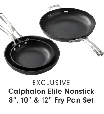 Calphalon Elite Nonstick 8”, 10” & 12” Fry Pan Set