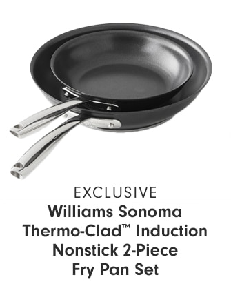 Williams Sonoma Thermo-Clad™ Induction Nonstick 2-Piece Fry Pan Set