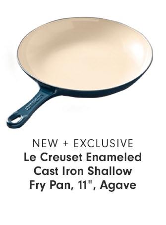 Le Creuset Enameled Cast Iron Shallow Fry Pan, 11”, Agave