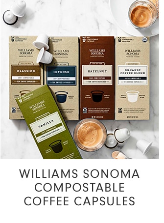 WILLIAMS SONOMA COMPOSTABLE COFFEE CAPSULES