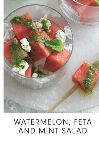 WATERMELON, FETA AND MINT SALAD