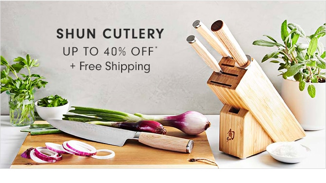 SHUN CUTLERY UP TO 40% OFF* + Free Shipping