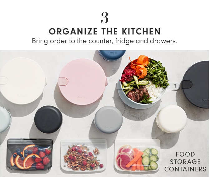 3 - ORGANIZE THE KITCHEN - FOOD STORAGE CONTAINERS