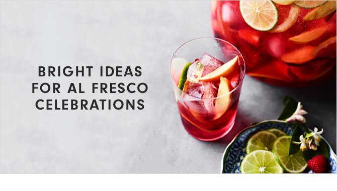 BRIGHT IDEAS FOR AL FRESCO CELEBRATIONS
