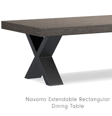Navarro Extendable Rectangular Dining Table