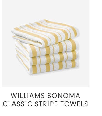 WILLIAMS SONOMA CLASSIC STRIPE TOWELS