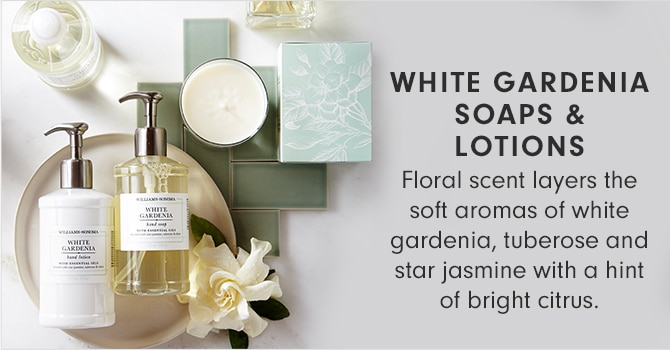 WHITE GARDENIA SOAPS & LOTIONS