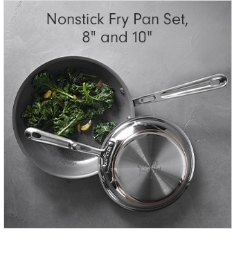 Nonstick Fry Pan Set, 8” and 10”