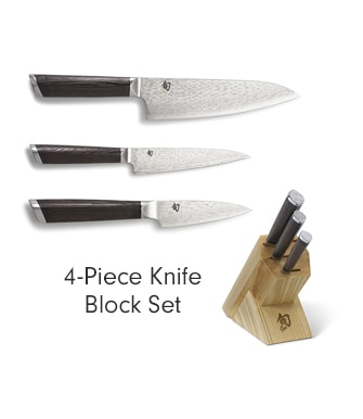 4-Piece Knife Block Set