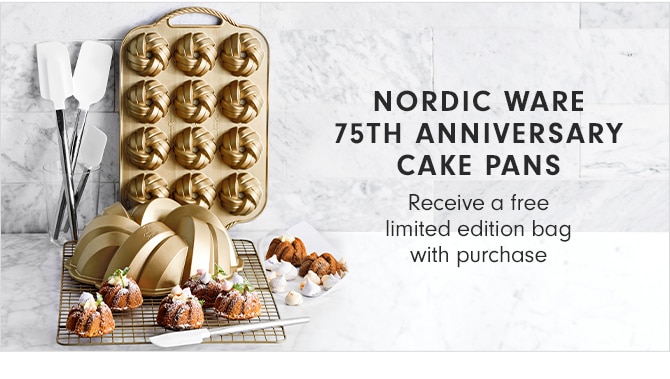 NORDIC WARE 75TH ANNIVERSARY CAKE PANS