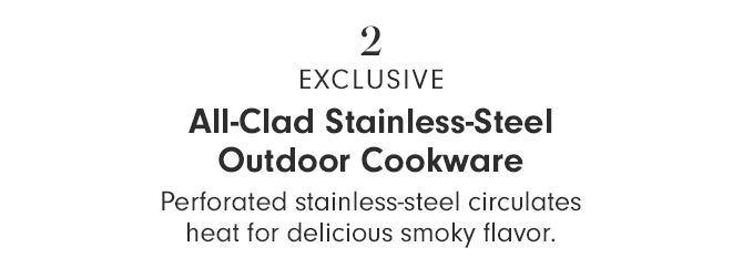 2 - EXCLUSIVE - All-Clad Stainless-Steel Outdoor Cookware