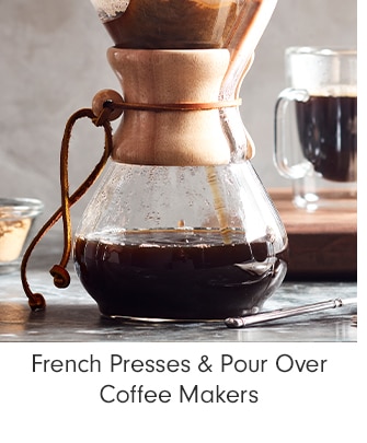 French Presses & Pour Over Coffee Makers