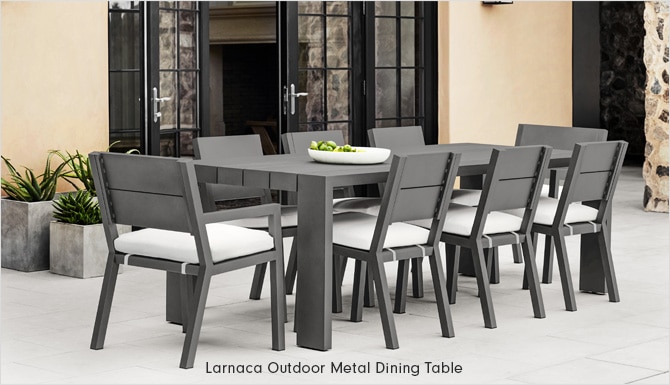 Larnaca Outdoor Metal Dining Table