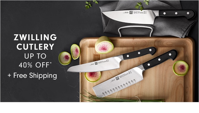 ZWILLING CUTLERY - UP TO 40% OFF* + Free Shipping