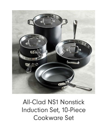 All-Clad NS1 Nonstick Induction Set, 10-Piece Cookware Set