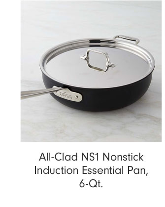 All-Clad NS1 Nonstick Induction Essential Pan, 6-Qt.