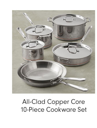 All-Clad Copper Core 10-Piece Cookware Set