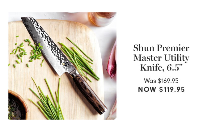 Shun Premier Master Utility Knife, 6.5" Was $169.95 Now $119.95