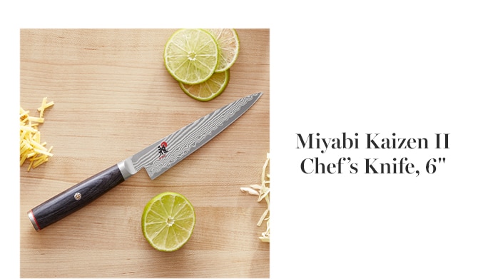 Miyabi Kaizen II Chef's Knife, 6"