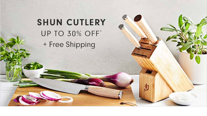 SHUN CUTLERY UP TO 40% OFF* + Free Shipping