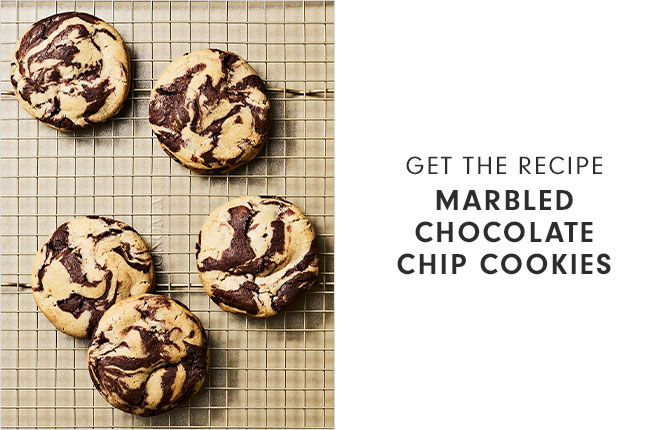 GET THE RECIPE - MARBLED CHOCOLATE CHIP COOKIES