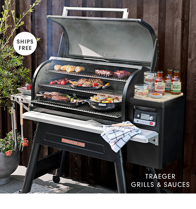 SHIPS FREE - TRAEGER GRILLS & SAUCES