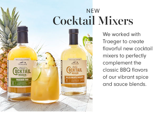 NEW Cocktail Mixers - We worked with Traeger to create flavorful new cocktail mixers to perfectly complement the classic BBQ flavors of our vibrant spice and sauce blends.