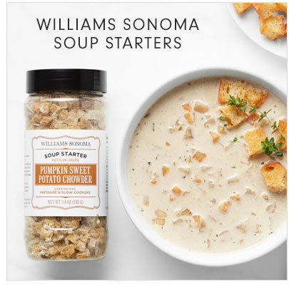 WILLIAMS SONOMA SOUP STARTERS