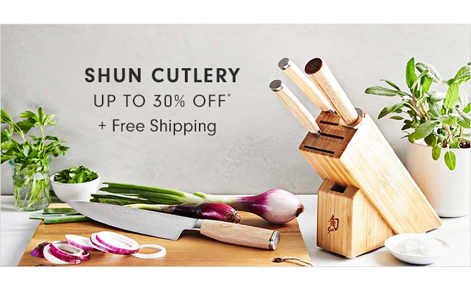 SHUN CUTLERY UP TO 40% OFF* + Free Shipping