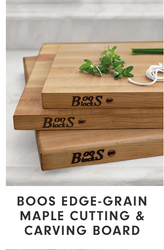 BOOS EDGE-GRAIN MAPLE CUTTING & CARVING BOARD