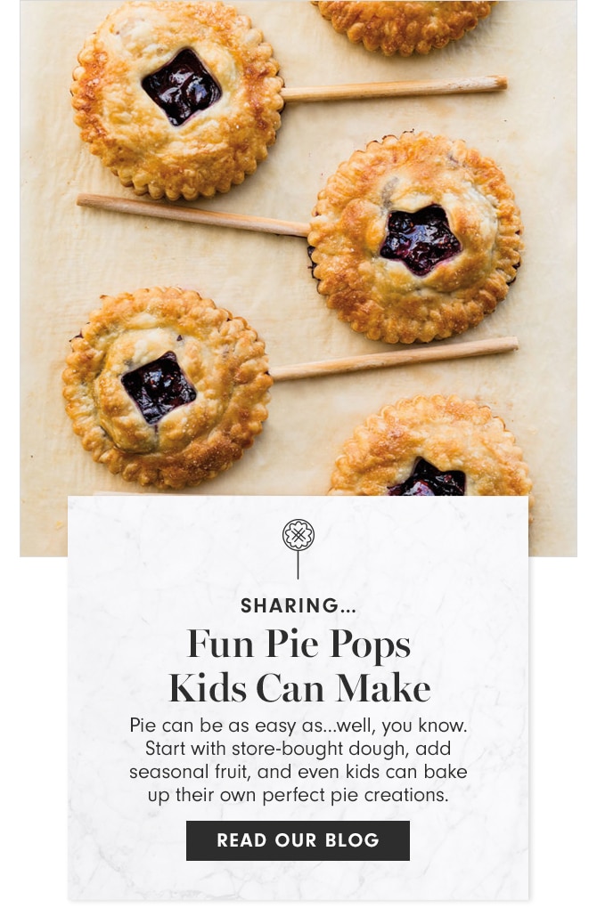 SHARING - Fun Pie Pops Kids Can Make - READ OUR BLOG