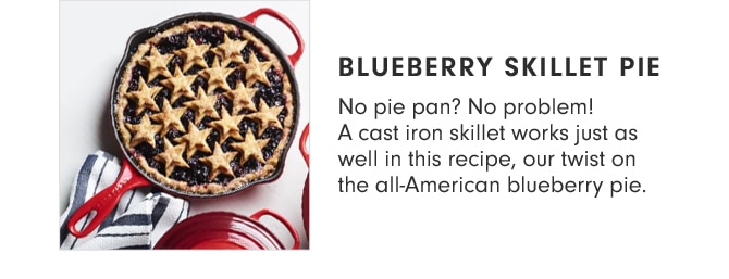 BLUEBERRY SKILLET PIE