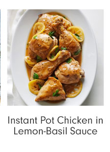 Instant Pot Chicken in Lemon-Basil Sauce